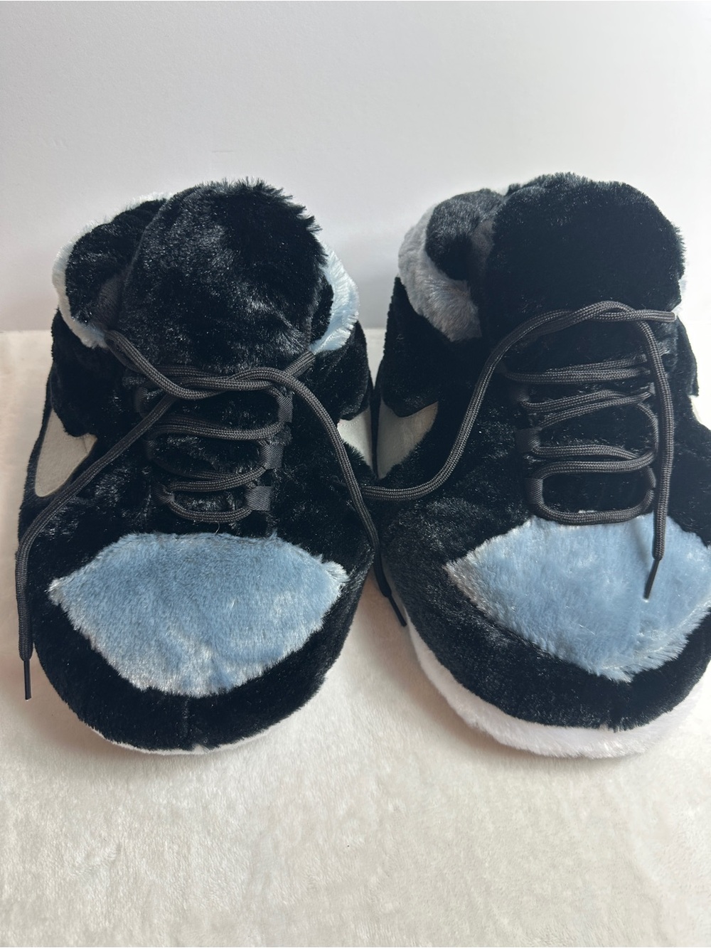 Sneaker Slippers Black white gray Panda Dunks unisex one size fits all